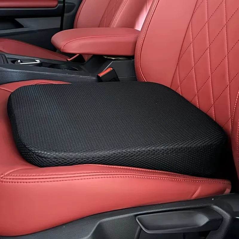 Thick Comfort Driving Seat Cushion - Breathable Polyester - Perfect Gift for Father'S Day, Anniv - Automotive LED Light