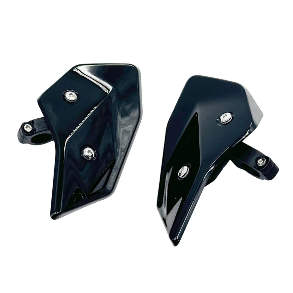 2 Pieces Motorcycle Side Wind Deflector Windscreens Motorbike Windshields Spoilers Replacement P - Automotive LED Light