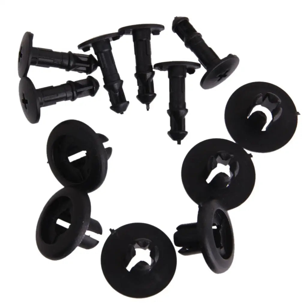 Trim Clips Push Type Plastic Rivet Screw Fasteners Kit for Mazda 3 Protege BC1D- for Mazda BC1D - Automotive LED Light