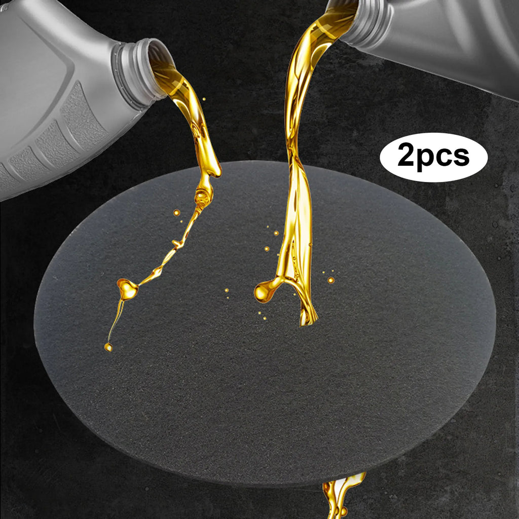 2PCS Oil Drain Splash Pad Oil Spill Prevent Mat for Resist Transmission Fluid Car Changing Oil T - Automotive LED Light