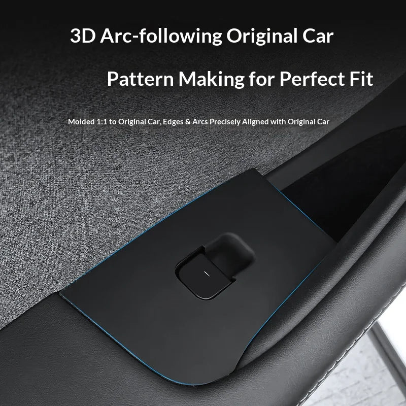 For Tesla Model Y Juniper 2025 Window Lifter Switch Buttons Silicone Door Open Handle Panel Prot - Automotive LED Light