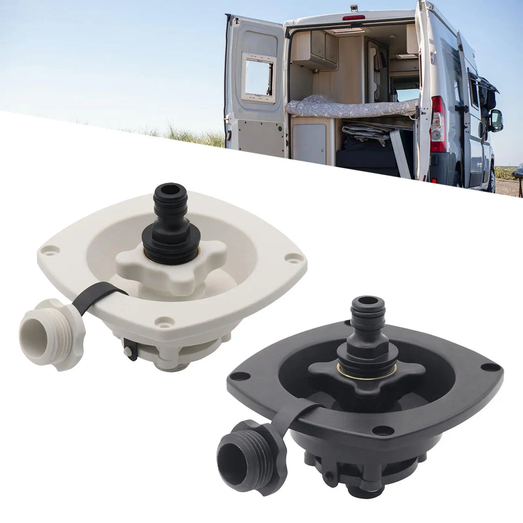 RV City Water Fill Inlet Equipment Leak Proof Water Fill Inlet Built in Check Valve for RV Car T - Automotive LED Light