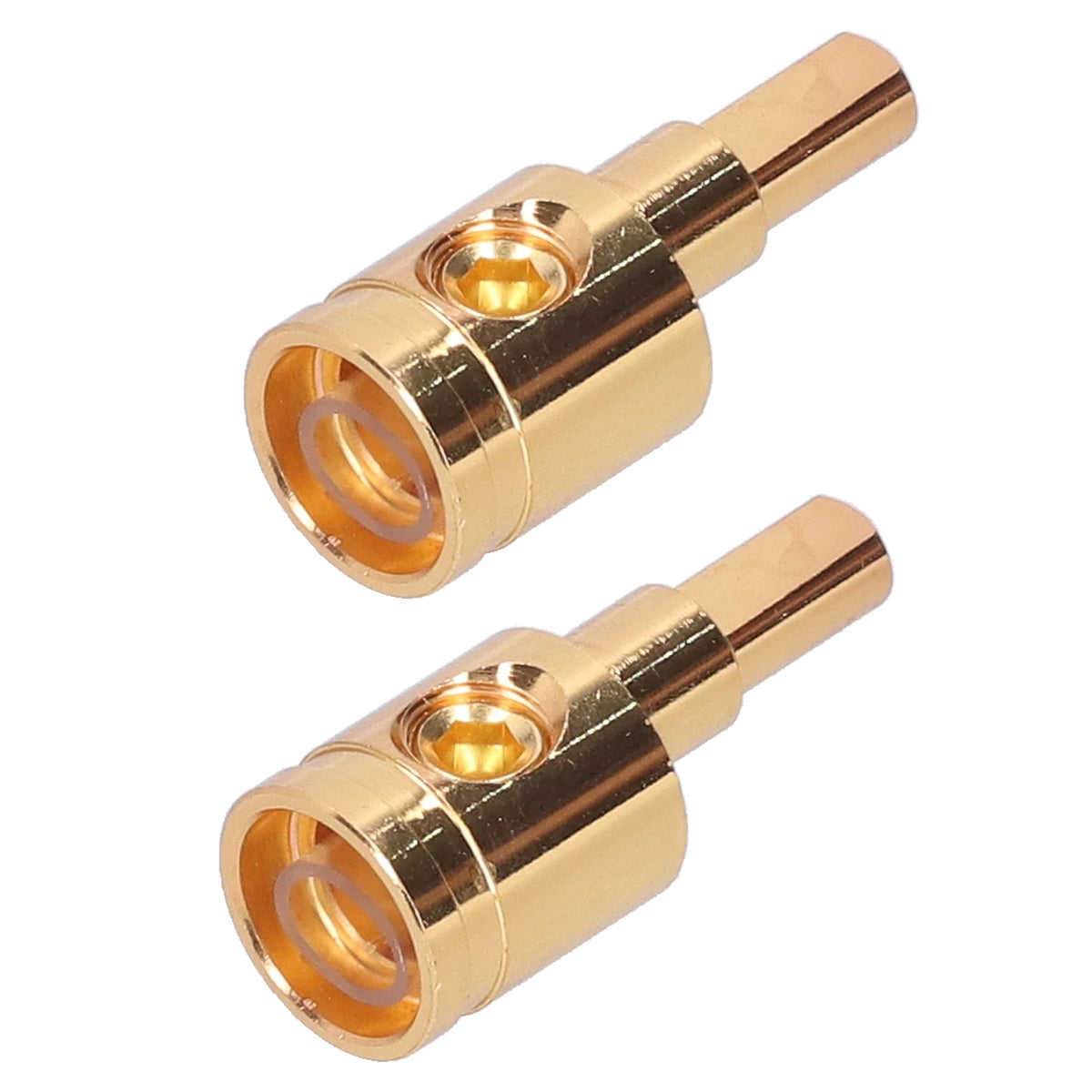 2Pcs 0GA Wire Reducer Terminal Connector 1/0 AWG to 4 AWG Amplifier Input Reducer Power Ground P - Automotive LED Light