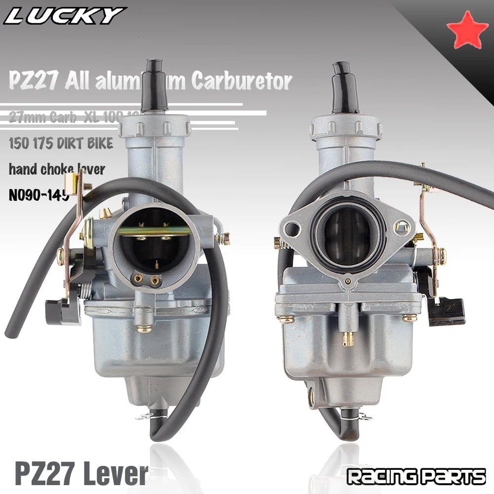 Motorcycle All aluminum PZ27 Carburetor For 27mm Carb Enduro 125 To 300cc Quad Go Kart Modified  - Automotive LED Light