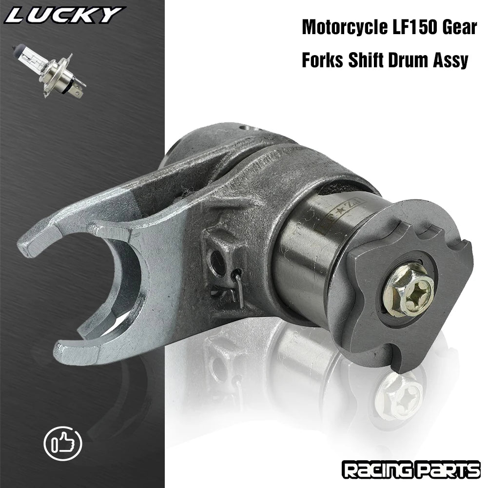 Motorcycle LF150 Gear Forks Shift Drum Assy For Lifan 150 1P56FMJ 150cc Horizontal Kick Starter  - Automotive LED Light