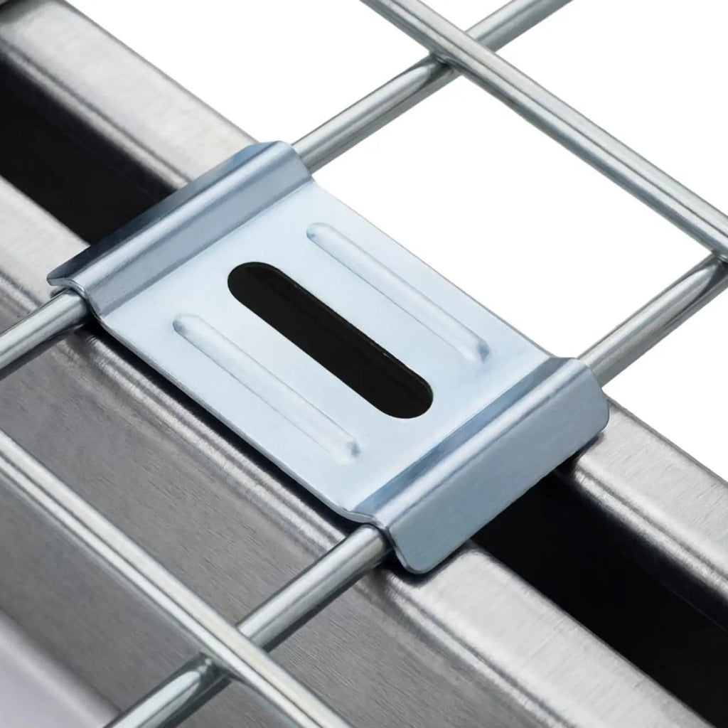 Precision Cable Tray Clamp Carbon Steel Bracket for Mesh Cable Tray Fastening Industrial Mount C - Automotive LED Light