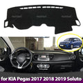 For KIA Pegas 2017 2018 2019 Soluto Anti-Slip Dashboard Cover Protective Pad Car Accessories Sun - Automotive LED Light