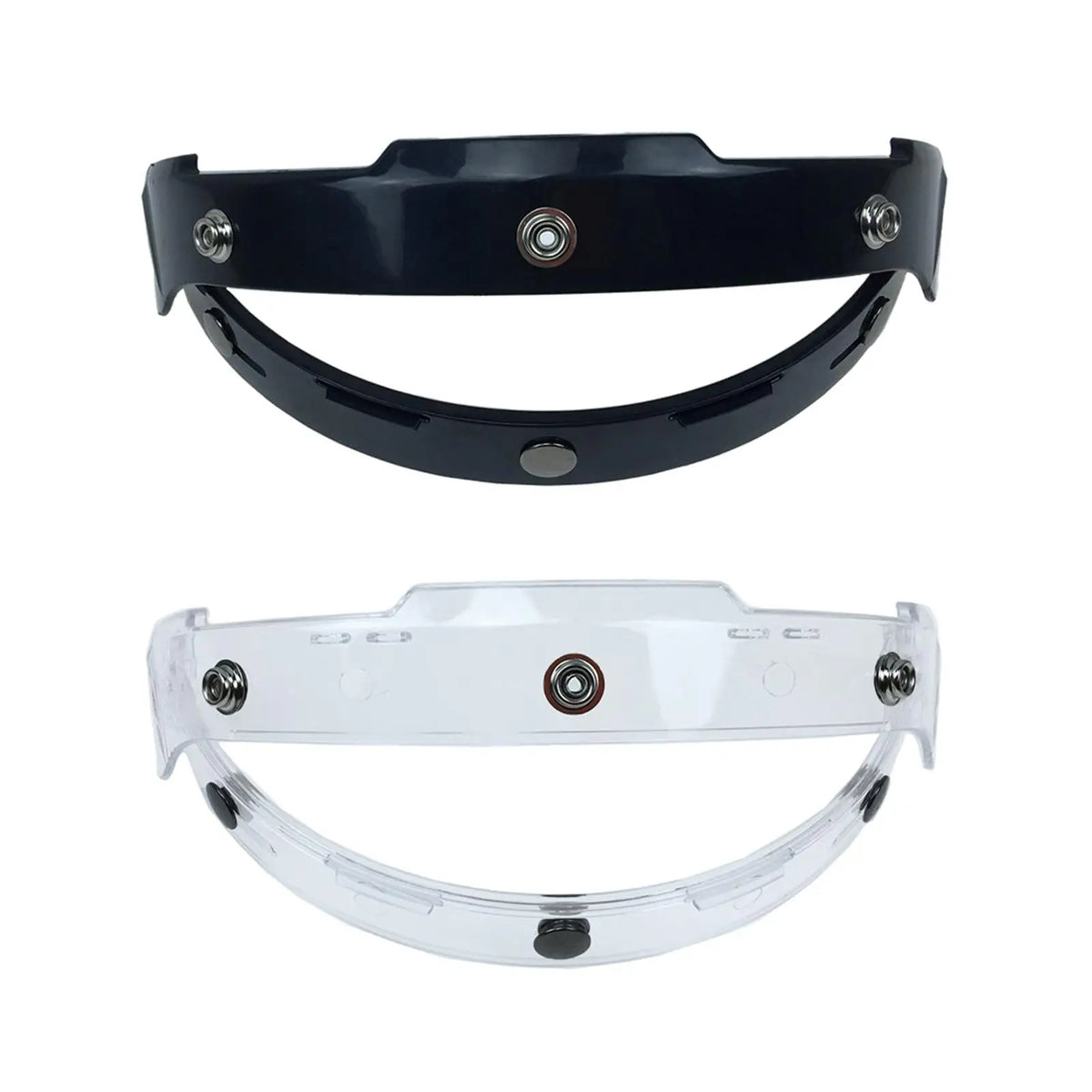 Protective Gear Helmet Flip Up Base Adapter Plastic for Motorcycle Face Shield 3 Snap 3 - Automotive LED Light