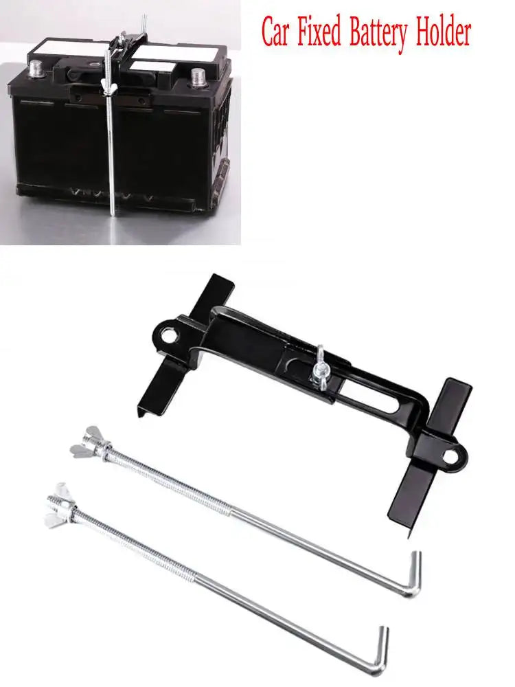 Car Fixed Battery Holder Hold Down Bolts Easy to Install Hold Down Rod Modified Fixed Battery Ho - Automotive LED Light