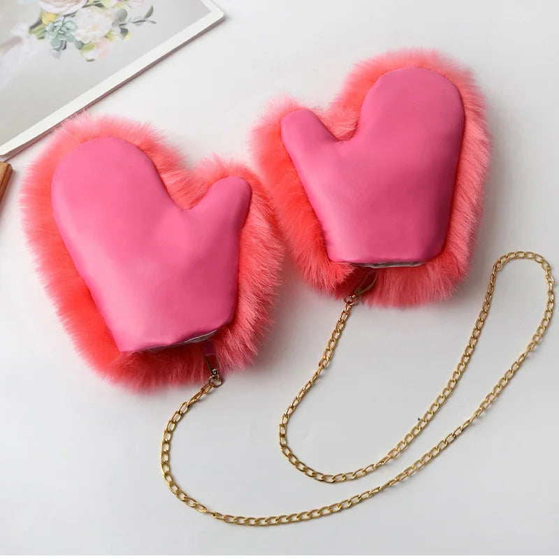 Real Fox Fur Winter Gloves 2025 Luxury Ladies Natural Fox Fur Mittens Keep Warm Women Fashion Cu - Automotive LED Light