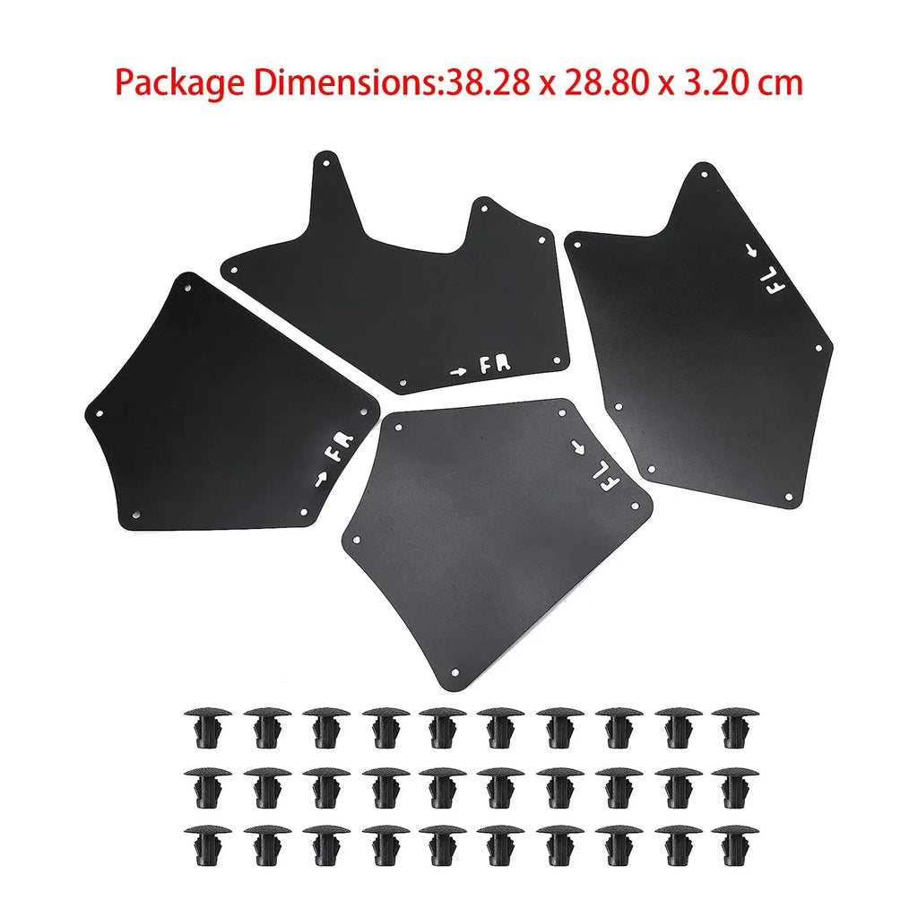 4x Mud Flaps Fender Liner Replacement Mudflaps for Toyota for tundra 2008-2021 P for Toyota 2008-2021 - Automotive LED L