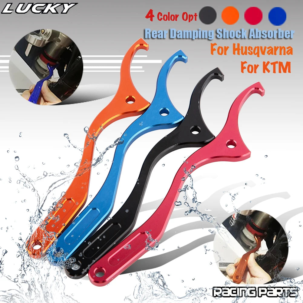 Motorcycle Rear Damping Shock Spanner Wrench For KTM SX SXF XC XCF EXC EXCF 125 200 250 300 350  - Automotive LED Light