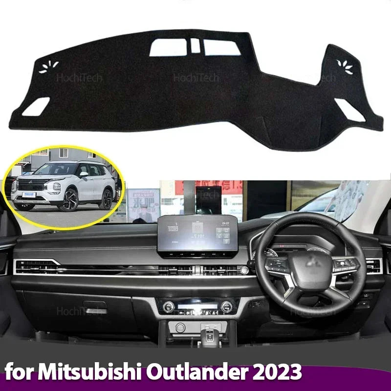 Anti-Slip Dashboard Cover Protective Pad Car Accessories Sunshade Carpet for Mitsubishi Outlande - Automotive LED Light