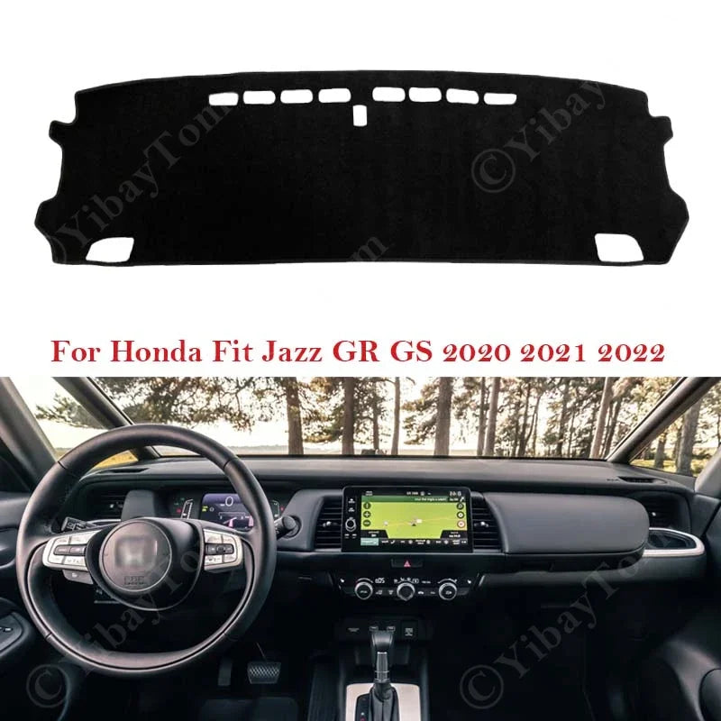 For Honda Fit Jazz GR GS 2020 2021 2022 Dashboard Cover Dash Board Shield Mat Carpet Pad Sunshad - Automotive LED Light