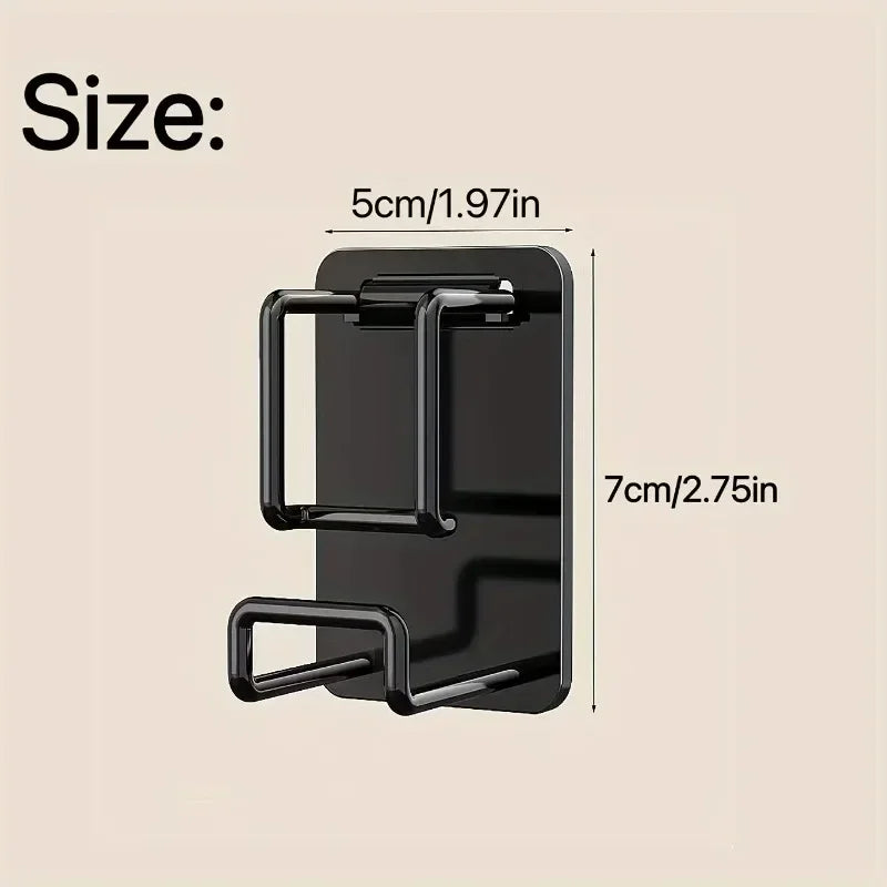 Foldable Storage Hook 1/2PCS Washbasin Rack Rubber Bathtub Hook Kitchen Tools Bathroom Space Sav - Automotive LED Light