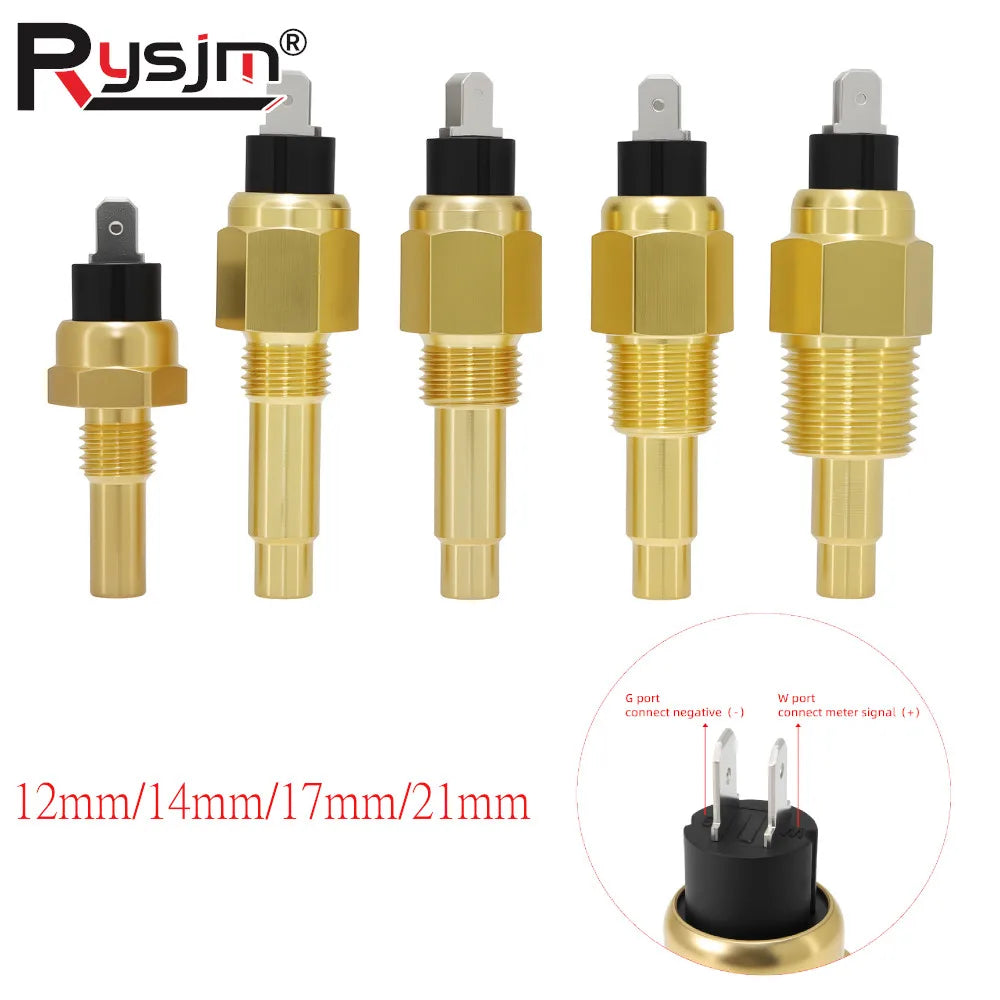 12MM 14MM 16MM 17MM 21MM Water Temperature Sensor Car 120 Degree Alarm Sensor Temp Sensor for Ca - Automotive LED Light
