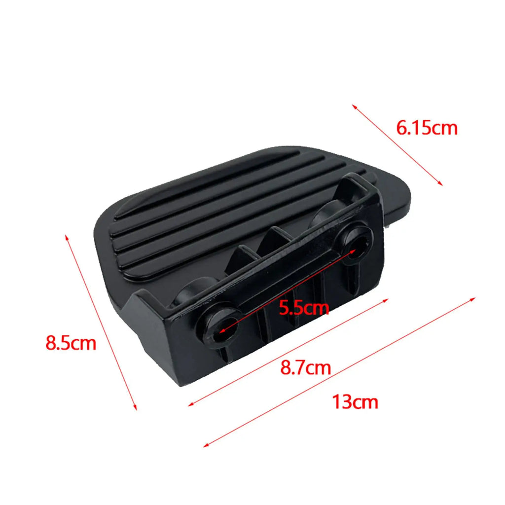 2Pcs Electric Bike Rear Pedals Cycling Accessory Passenger Foot Rests E Bike Foot Pegs Back Sear - Automotive LED Light