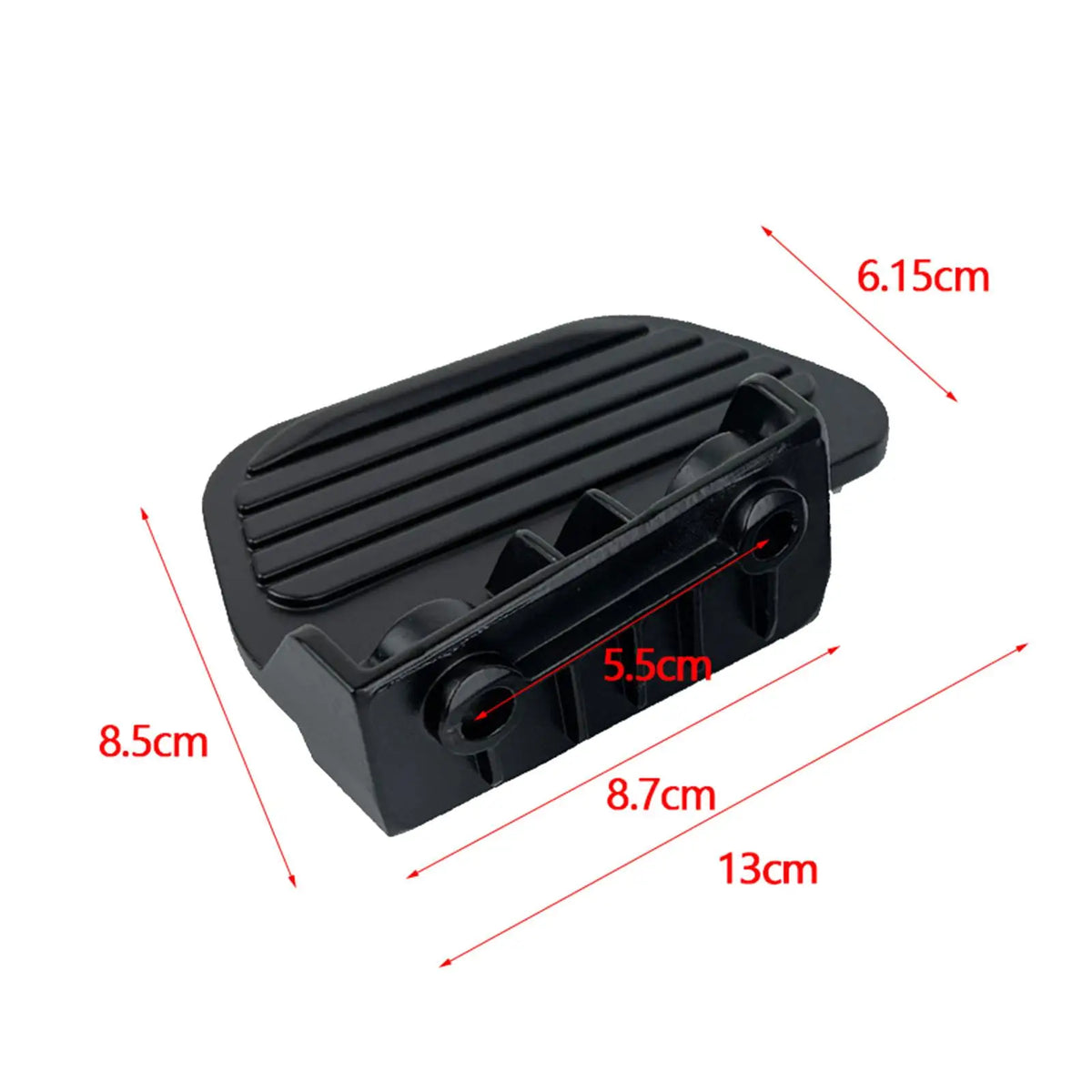 2Pcs Electric Bike Rear Pedals Cycling Accessory Passenger Foot Rests E Bike Foot Pegs Back Sear - Automotive LED Light