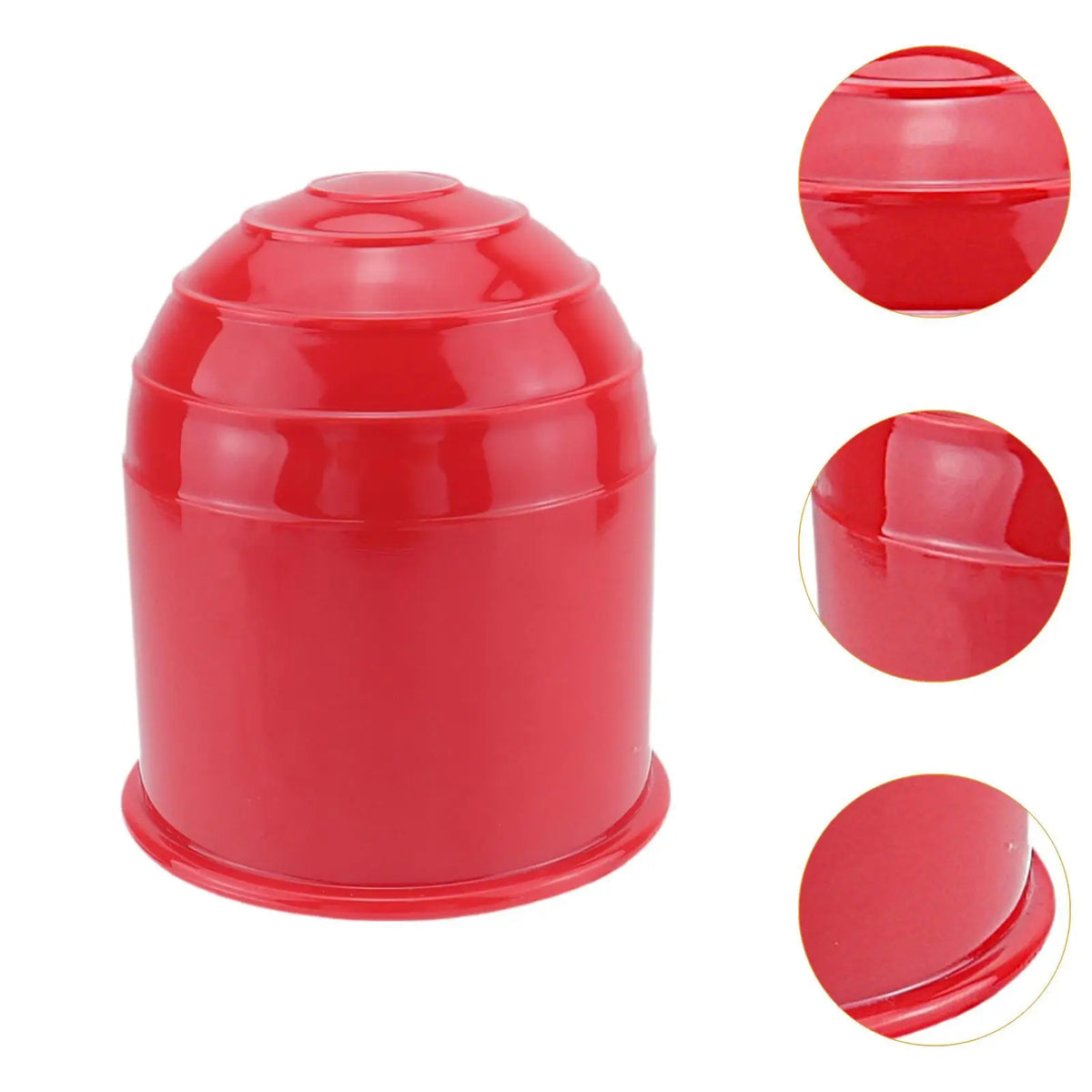 Lightweight Hitch Ball Cover Dustproof Towing Cap Plastic Tow Bar Protector for Car RV Semi-trai - Automotive LED Light