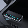 Solar Powered LED Parking Card Holder - Temporary Parking Pass with Multiple Number Options Car  - Automotive LED Light