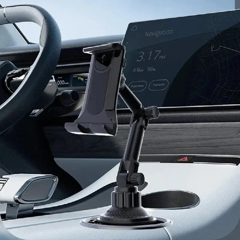 Universal Car Tablet Stand 360 Adjustable Phone Mount - Automotive LED Light