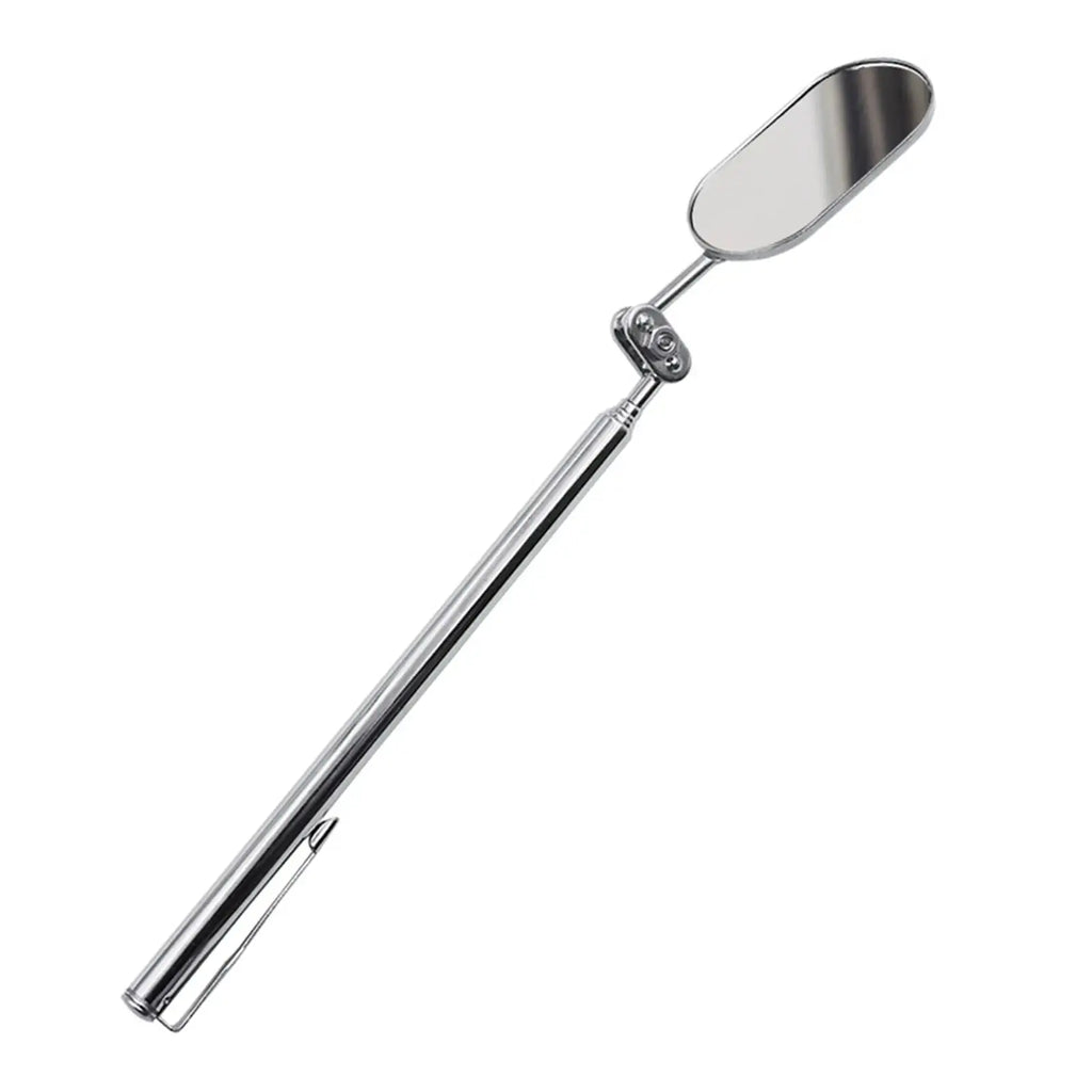 Telescoping Inspection Mirror Extendable for Extra Checking Observing tools Vehicle Small Detail - Automotive LED Light