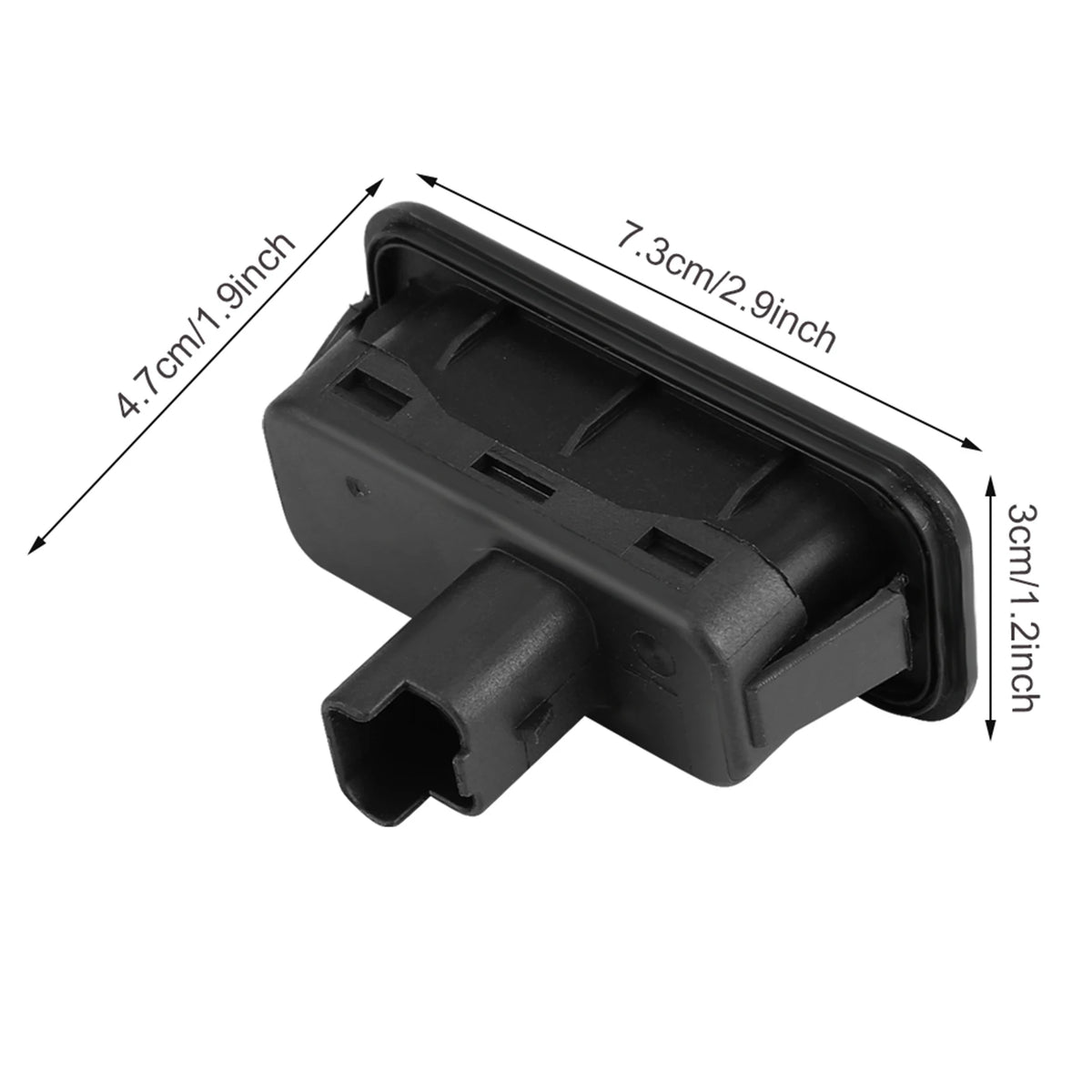 Car Rear Boot Trunk Cover Opening Switch Handle Replacement For Clio Laguna Megane Captur Twingo - Automotive LED Light