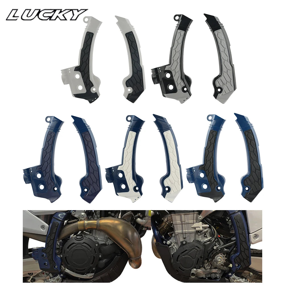 Motorcross X-Grip Frame Guard Cover Protectors For HUSQVARNA 23-24 TC FC 24-25 TE FE 125-501 Dir - Automotive LED Light
