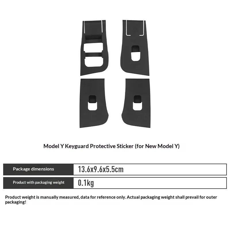 For Tesla Model Y Juniper 2025 Window Lifter Switch Buttons Silicone Door Open Handle Panel Prot - Automotive LED Light