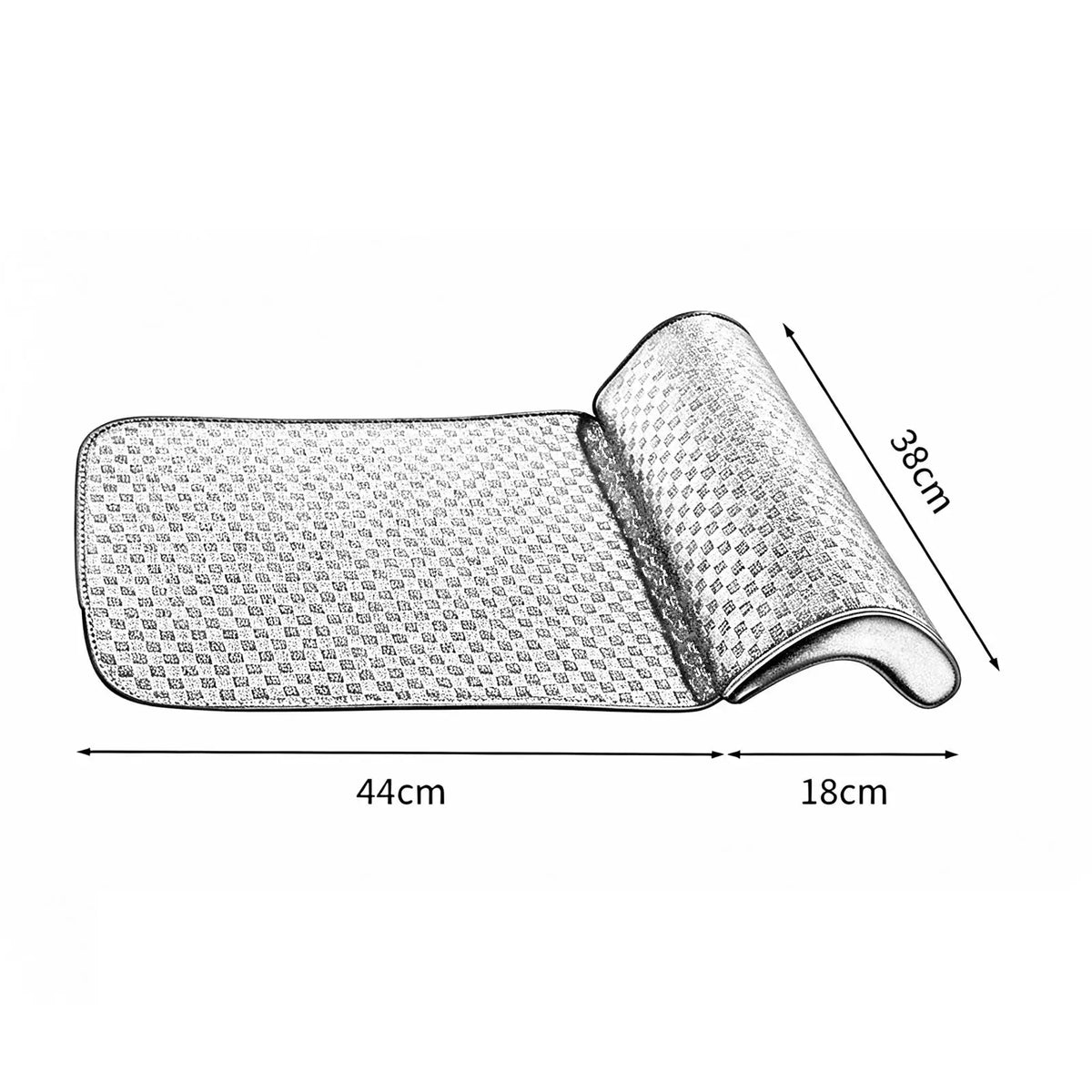 Car Leg Rest Pad Seat Cushion Wear Resistant Lightweight Comfortable Accessories Extended Thigh  - Automotive LED Light