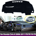 Anti-Slip Dashboard Cover Protective Pad Car Accessories Sunshade Carpet for Hon for Honda Civic 2006-2011 - Automotive