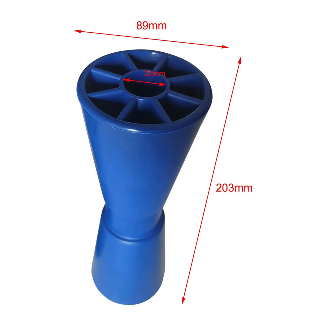 Boat Trailer Bow Roller Molded Diameter 3.50inch Components Blue Parts Rolling Tool for Warehous - Automotive LED Light