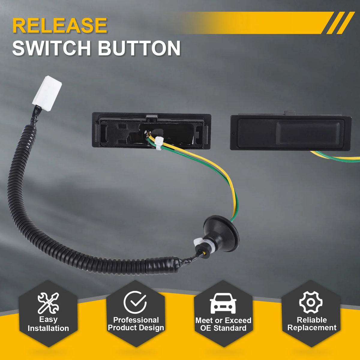 25380-3JA0B Hatch Button Trunk Latch For Nissan Pathfinder 2013 2014 2015 2016 2017 2018 2019 20 - Automotive LED Light