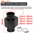 Black Blue Car Water Temp Gauge Radiator Temperature Water Temp Joint Pipe Sensor 40mm 38mm 34mm - Automotive LED Light