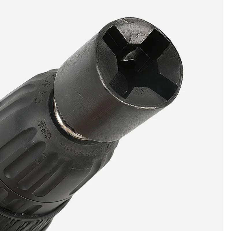 Heavy Duty Scissor Car Jack Socket Adapter Rust Resistant Steel Auto Lift Converter Tool Attachm - Automotive LED Light