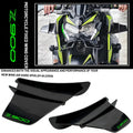 Motorbike Small size Fixed Wing Side Spoiler Winglets Aerodynamic Wing Spoiler F for Z900 2020-2024 - Automotive LED Lig