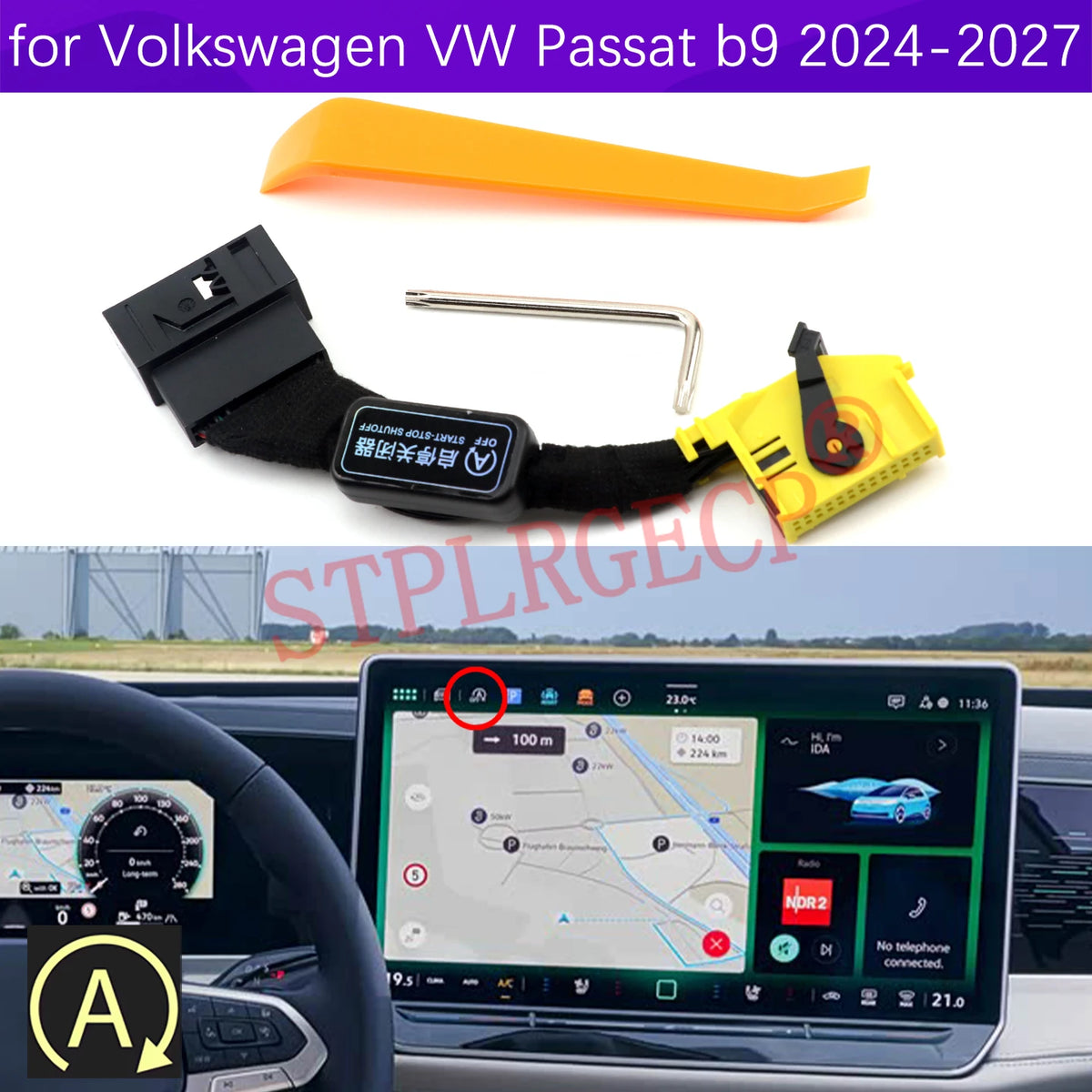 For Volkswagen VW Passat B9 2024 2025 2026 2027 Car Automatic Stop Start Engine  for Volkswagen B9 - Automotive LED Ligh