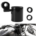 Motorcycle 7/8" to 1 1/4" Universal Cup Holder Handlebar Drink Bottle Holder For Harley ATV Hond - Automotive LED Light