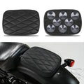 Universal New Motorcycle Black Suction Cup Rear Pillion Passenger Pad Seat For Harley 883 1200 4 - Automotive LED Light