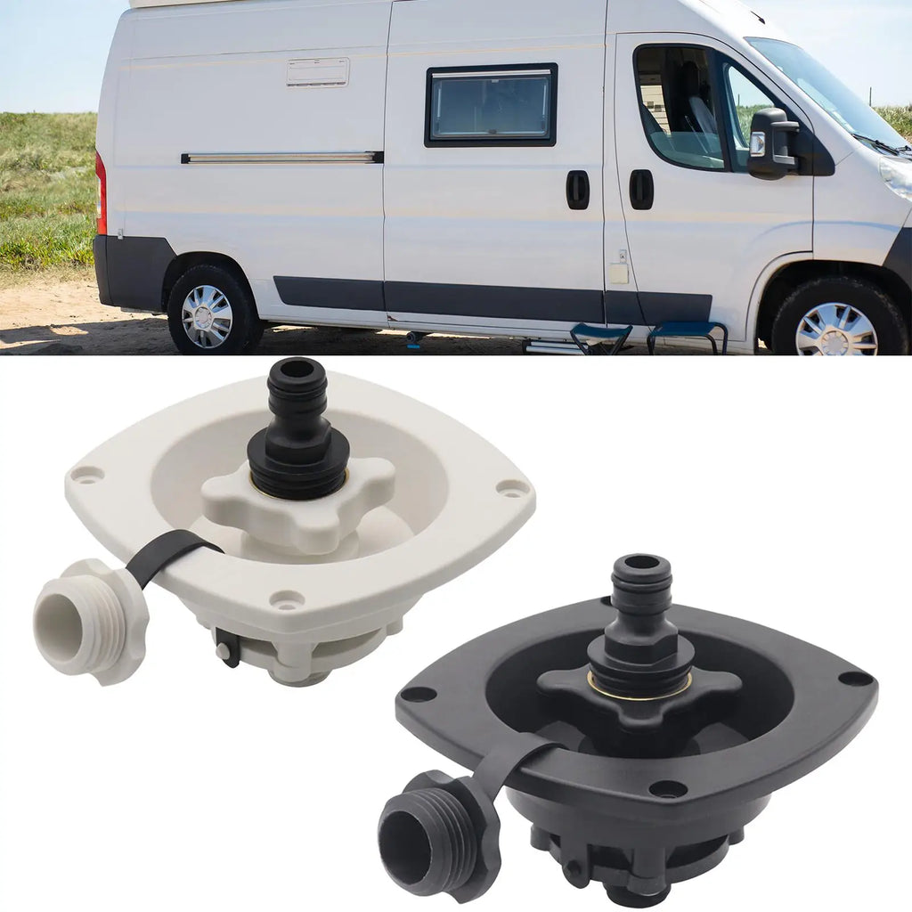 RV City Water Fill Inlet Equipment Leak Proof Water Fill Inlet Built in Check Valve for RV Car T - Automotive LED Light