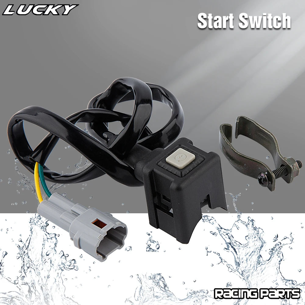 Universal Motorcycle Electric Flameout Starter Stop Button ON/OFF Kill Switch For KTM EXC-F SXF  - Automotive LED Light
