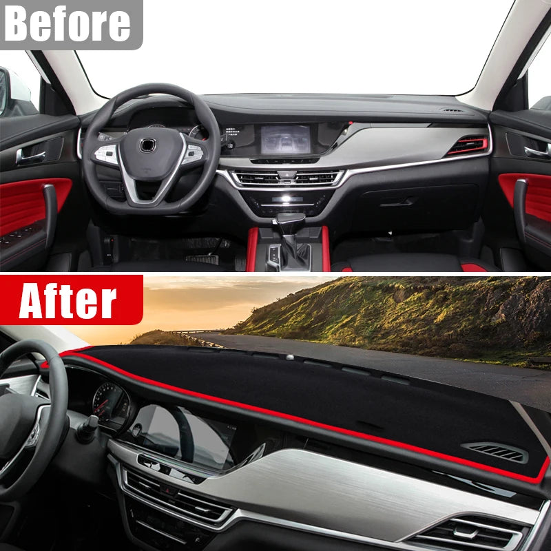 For Changan CS35 Plus 2018 2019 2020 2021 2022 2023 CS 35 Car Dashboard Mat Sun Shade Instrument - Automotive LED Light