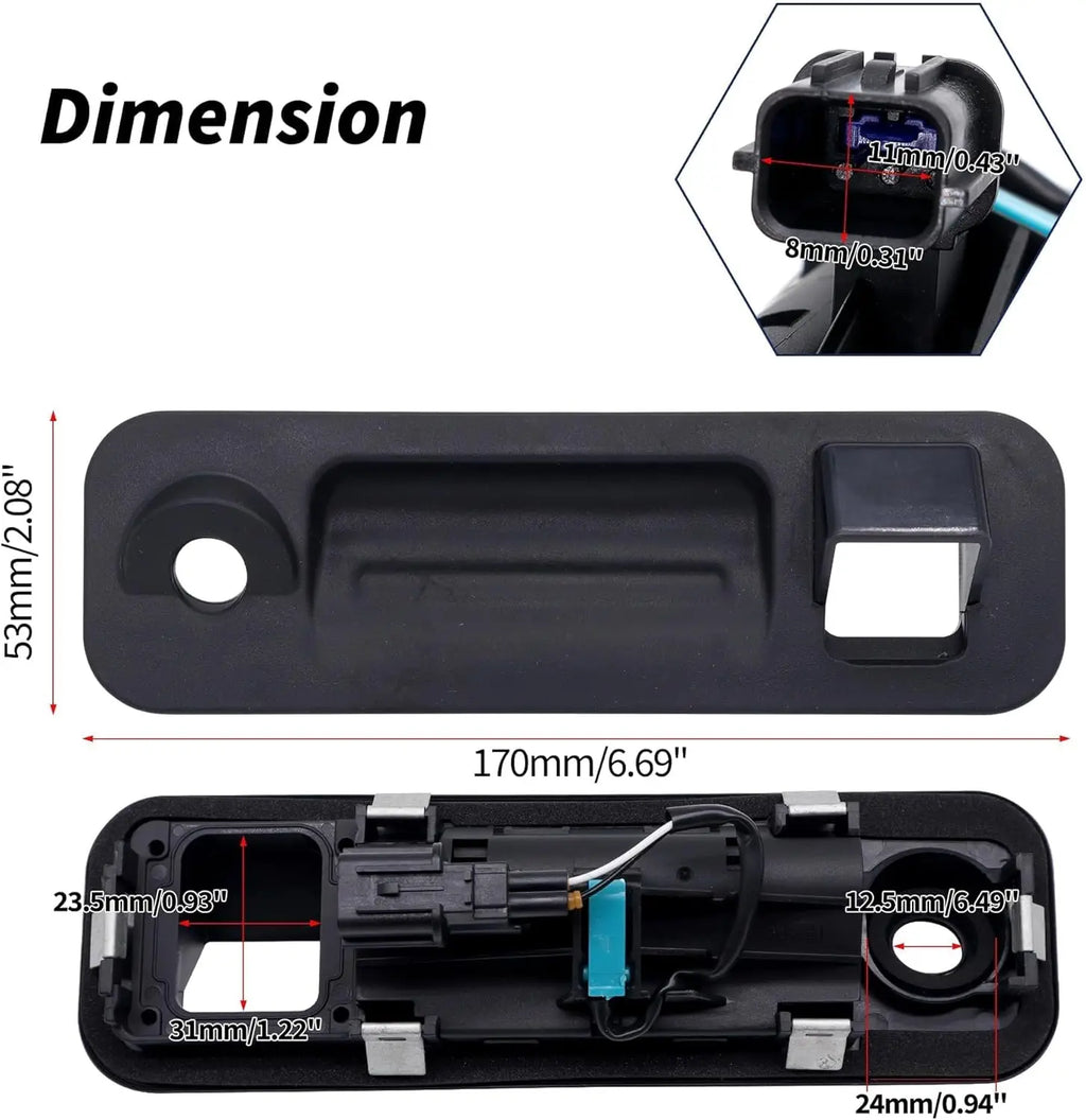 Rear Outside Trunk Lid Lock Handle Fit for Hyundai Sonata 2015 2016 2017 with Re for Hyundai C1010 - Automotive LED Ligh