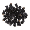 M5 Motorcycle Windscreen Rubber Well Nuts Black Flanged Sleeve Vibration Resistant Fairing Nut f - Automotive LED Light
