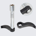 Bull Horn Pry Bar Adapter Head Tool Adjustable Angle Bar for 1/2 Ratchet Open-End Wrench Half Sh - Automotive LED Light
