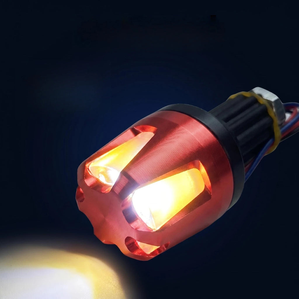 Motorcycle Modification Accessories with Lights, Handle Heads, Scooters, Handlebars, Ball Plugs, - Automotive LED Light