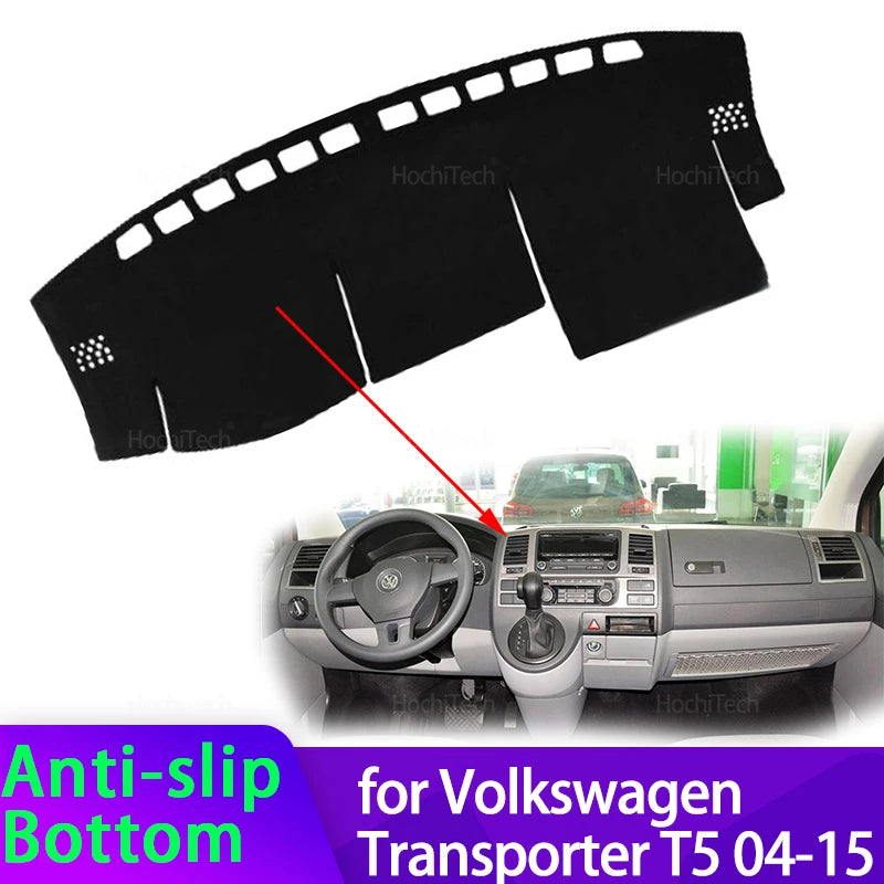 For Volkswagen VW Transporter T5 Caravell 2004-2015 High Quality Dashboard Mat D for Volkswagen T5 2004-2015 - Automotiv