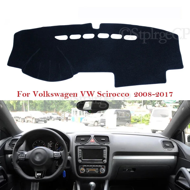Dashboard Cover Protective Pad for Volkswagen VW Scirocco 2008~2017 Car Accessor for Volkswagen 2008-2017 - Automotive L
