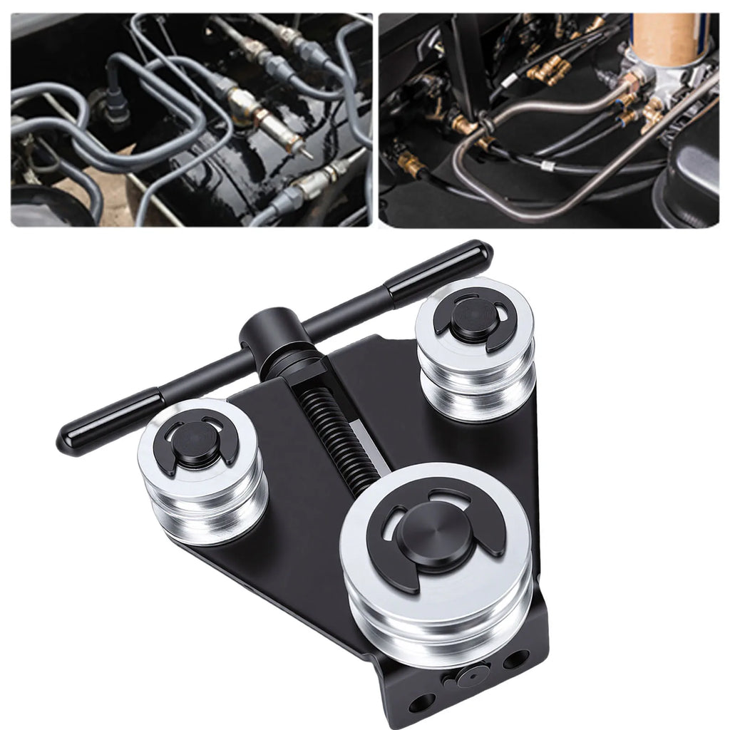 Car Brakes Tube Straightener Bender Carbon Steel Brake Line Straightening and Bending Tool for C - Automotive LED Light