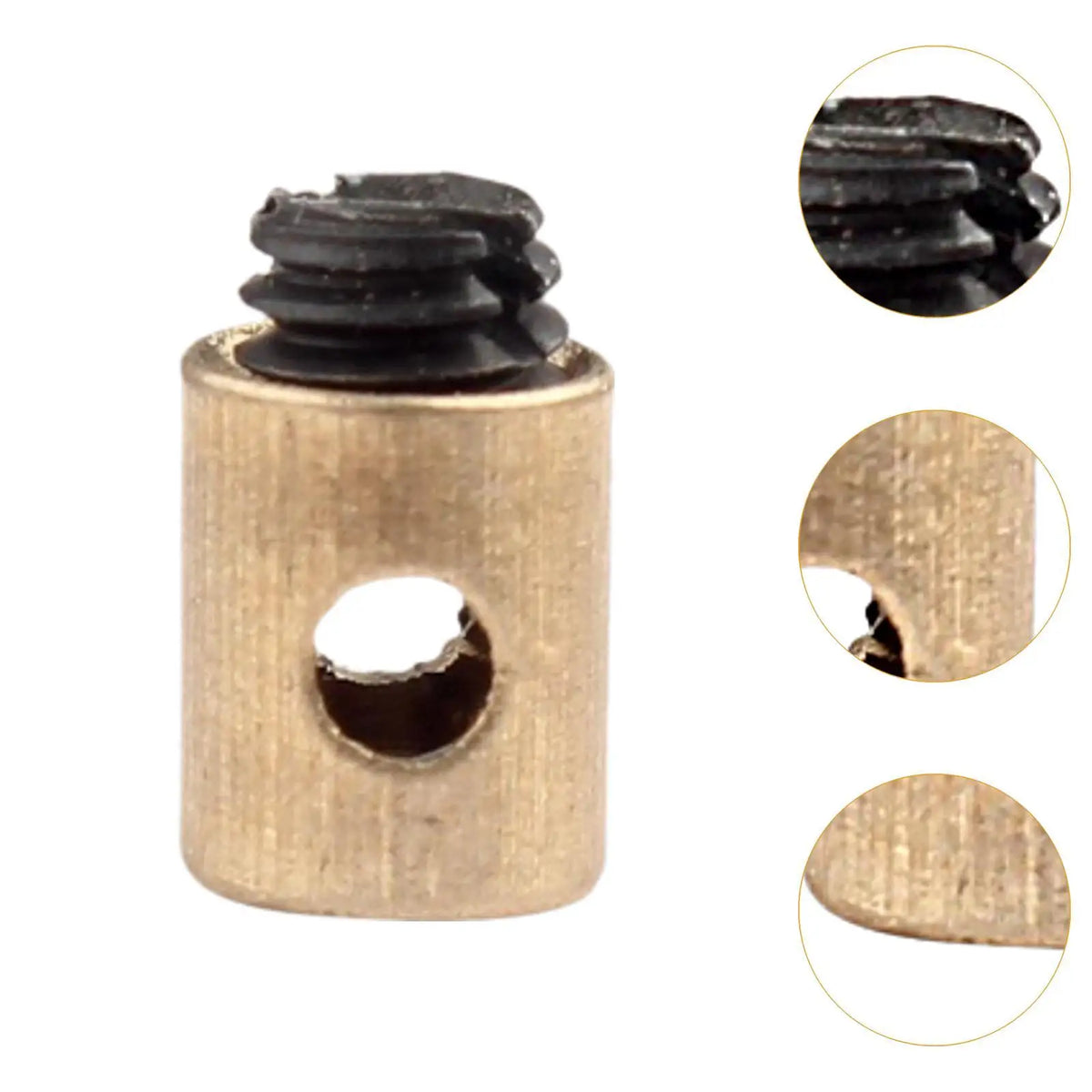 30 Pieces Solderless Throttle Cable Connectors Motorcycle Throttle Cable Fittings Attachments fo - Automotive LED Light